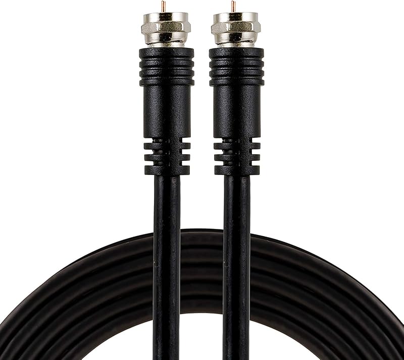 GE Cabo Coaxial RG59, Conectores Tipo F, 1,8m, Blindagem Dupla