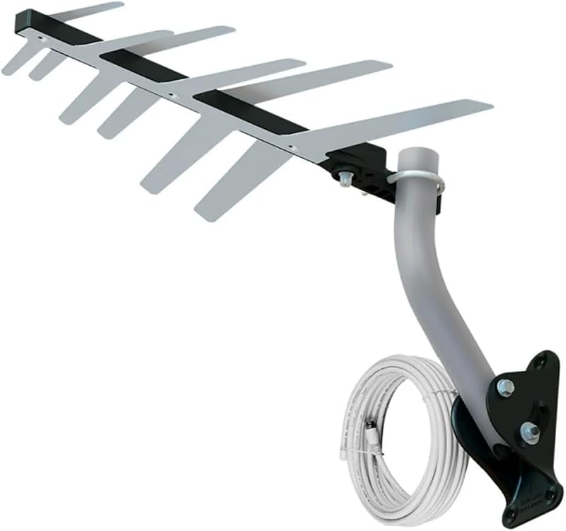 Antena Externa Digital para TV 2 em 1 Completa Aquario DTV-1500